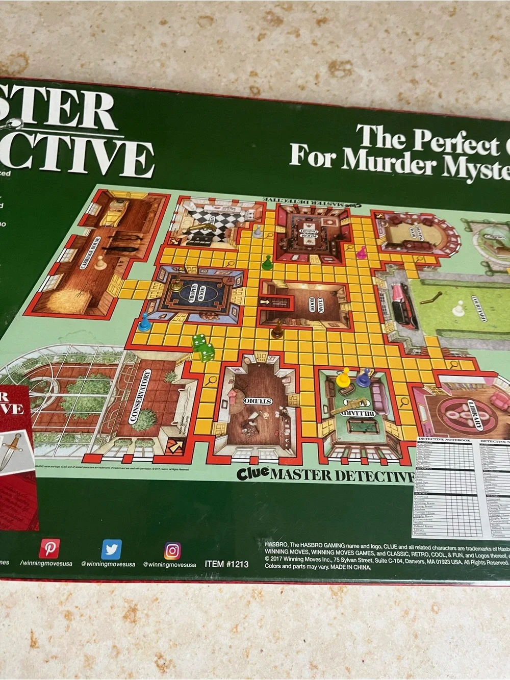 Master Detective Board Game - Red